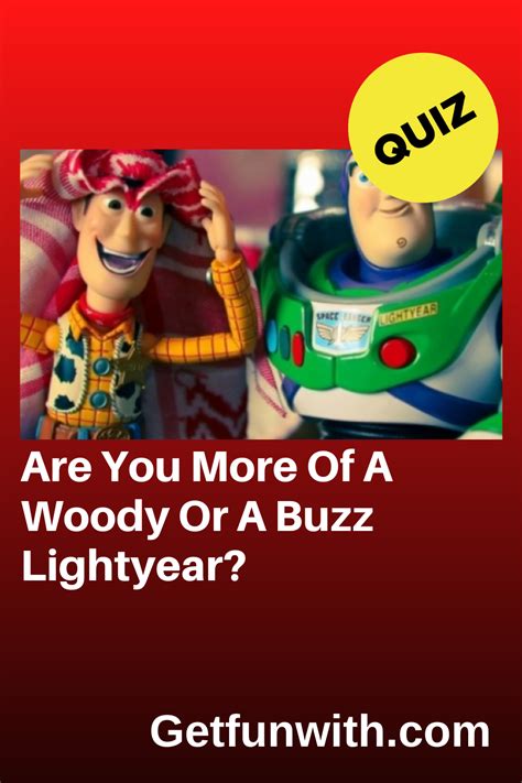 Are You More Of A Woody Or A Buzz Lightyear Fun Quiz Buzz Lightyear Interesting Quizzes