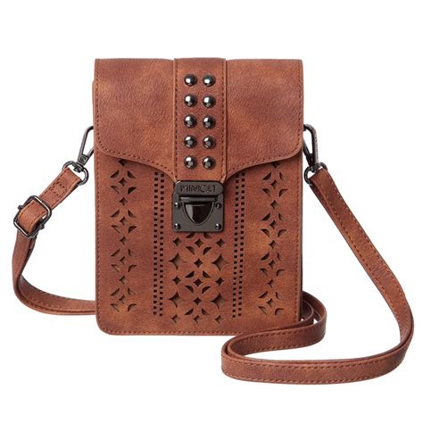 Crossbody Phone Bag And Wallet With Zippers