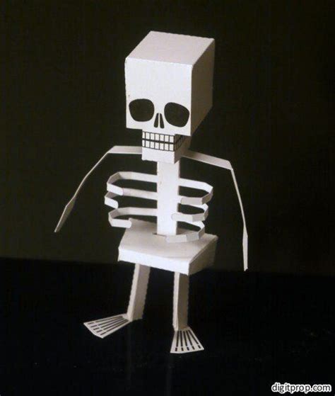 Halloween Special Papercraft Skeleton Digitprop Paper Design
