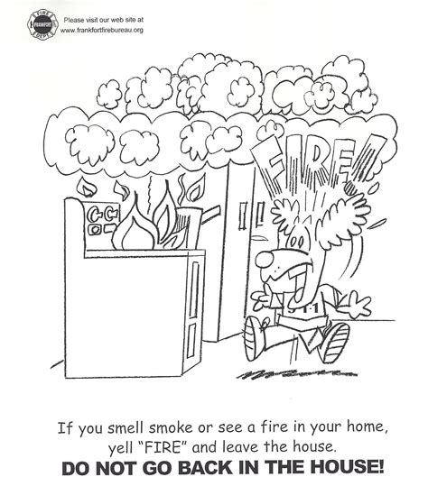 Fire Prevention Coloring Pages Download And Print For Free