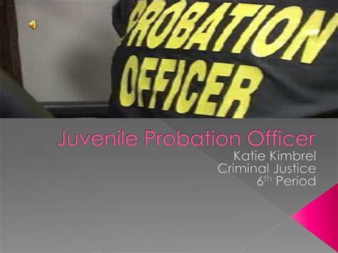 Ppt Juvenile Probation Officer Powerpoint Presentation Free Download Id1596332