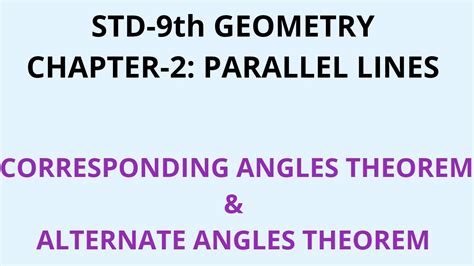 Alternate Exterior Angles Theorem