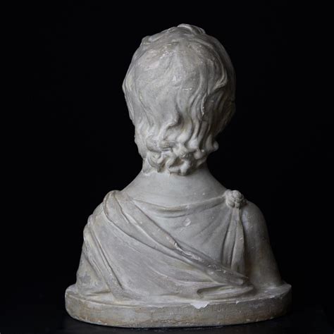 19th Century Italian Plaster Portrait Bust By D Brucciani Bada