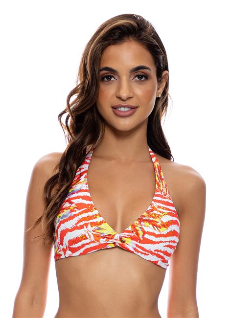 Bikini Tops Top Twist Love Me Wild Brand Luli Fama