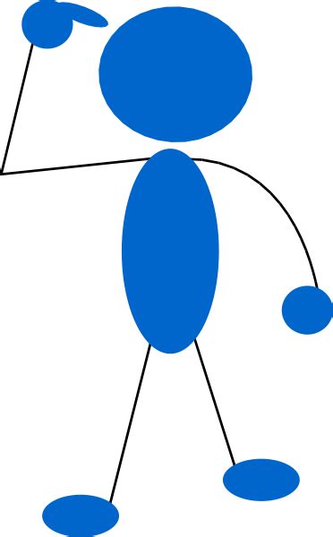 Thinking boy illustration, dream child , thinking man transparent background png clipart. Blueman Thinking Clip Art at Clker.com - vector clip art ...