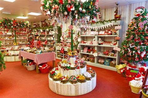 Cute Little Christmas Shop Full Of Decorations By Petr Kratochvil