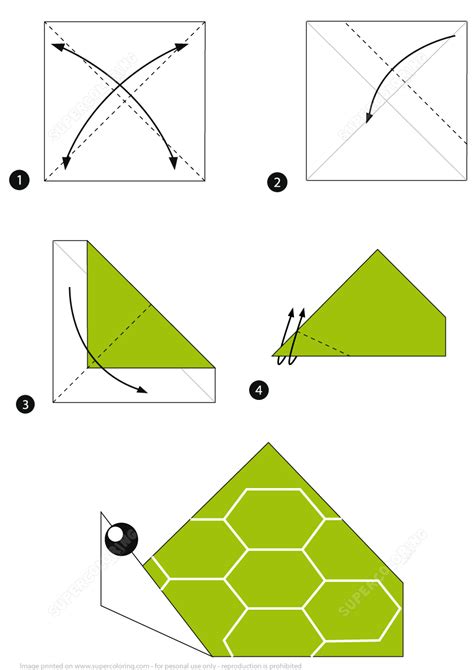 How To Make An Origami Turtle Step By Step Instructions Free