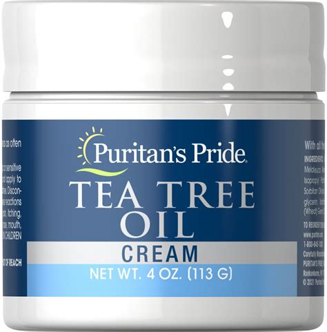 Herbal Authority Tea Tree Oil Cream 4 oz. Cream | Lotions