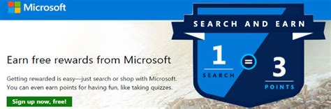 The microsoft rewards page is loaded with silly quizzes and surveys you can complete for. Microsoft Rewards pays you to use Bing over Google - here ...