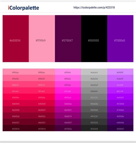 38 Purple Color Schemes Curated Collection Of Color Palettes