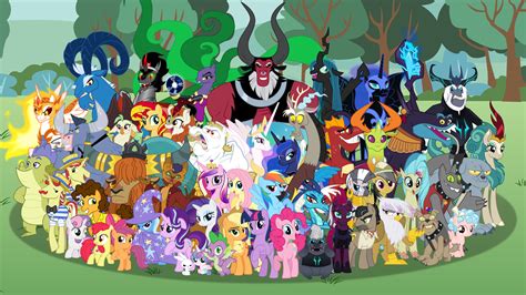 My Little Pony And All Friends By Amigogogo On Deviantart