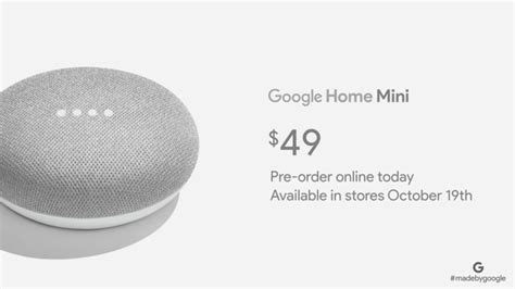 It lacks the top touch controls of the. Google Home Mini - Features, Release Date, Price, And ...