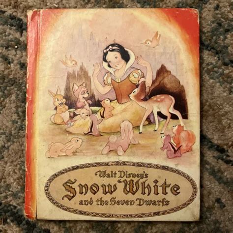 walt disney s snow white and the seven dwarfs whtman book 1938 color stills 45 00 picclick