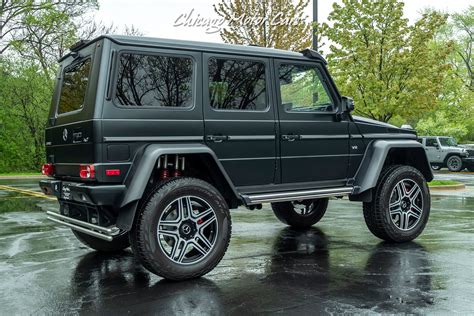 Used 2017 Mercedes Benz G550 4x4 Squared Suv Brabus Package Matte Black