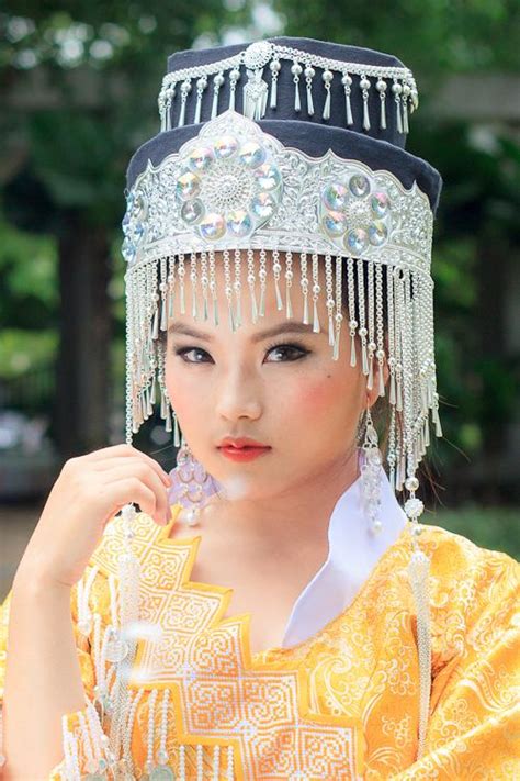 Hmong Accessories Hat 3 95 ชุด ม้ง