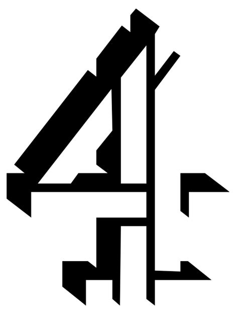 The logo, already formed, spins around. Channel 4 Logo / Television / Logonoid.com
