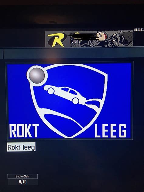 Rocket League Logo In Black Ops 3 With Suitable Spelling