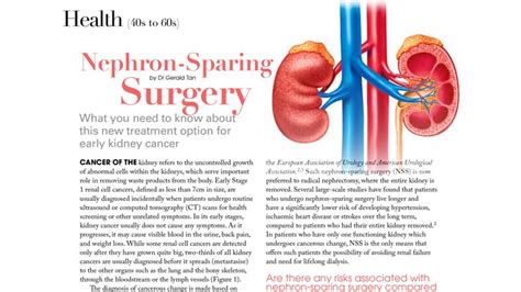 Nephron Sparing Surgery For Kidney Cancers Advanced Urology