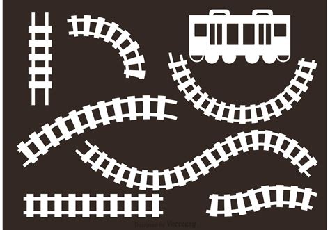 Train Tracks Vector Art Icons And Graphics For Free Download