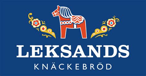 Leksand Logotyp Blå Knäckebröd Leksands Knäckebröd Ab