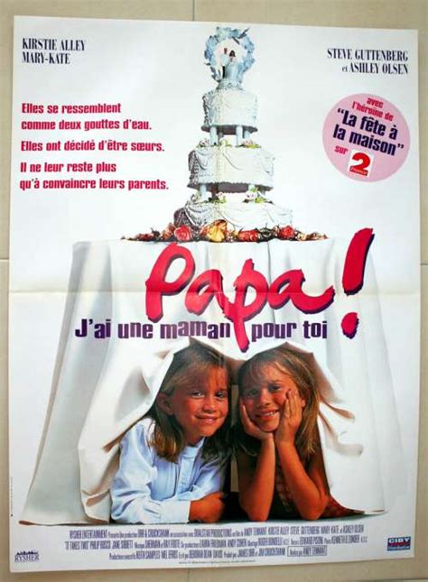 Papa J Ai Une Maman Pour Toi - Affiche de cinéma 60 x 80 du film PAPA J'AI UNE MAMAN POUR TOI ! (1995)