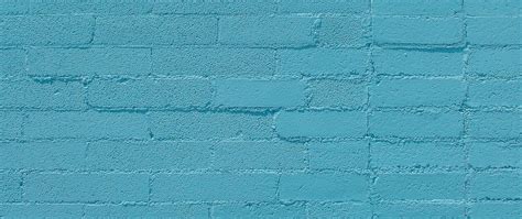 Download Wallpaper 2560x1080 Wall Brick Blue Texture