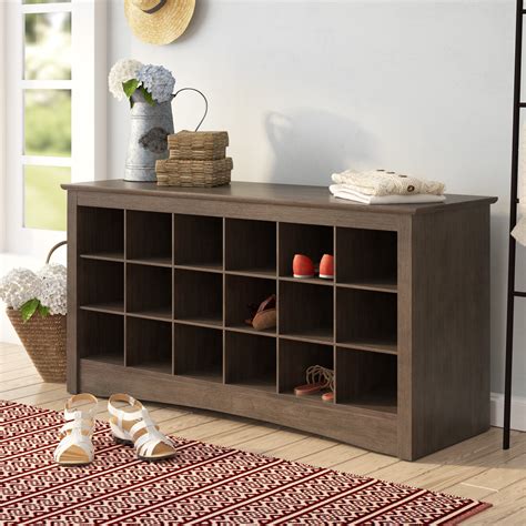 What kind of wood is a shoe bench made of? 35 Inch Long Bench With Shoe Storage | Storage Bench