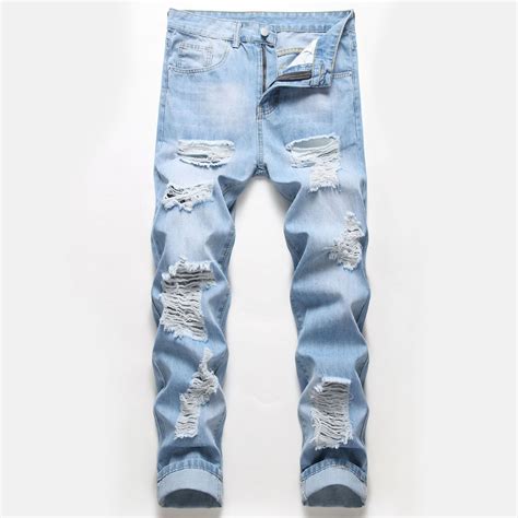 Mens Extreme Washed Distressed Ripped Jeans Rippedjeans Official Site