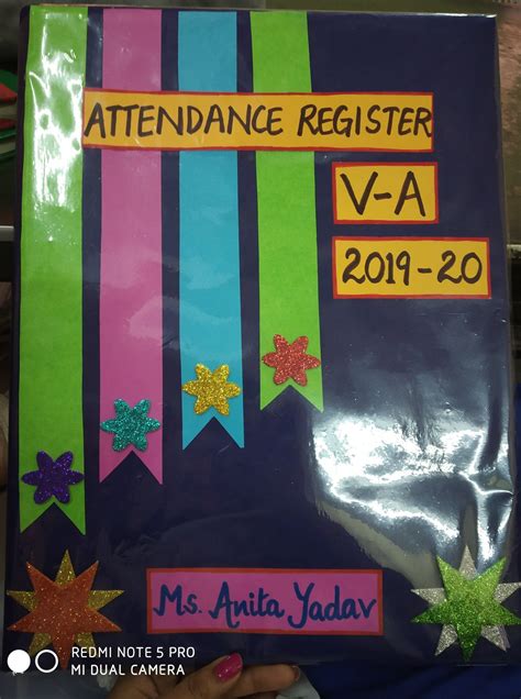 Discover 115 Student Attendance Register Cover Decoration Best Seven