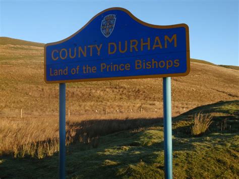 County Durham Boundary Road Signs Andy Strangeway