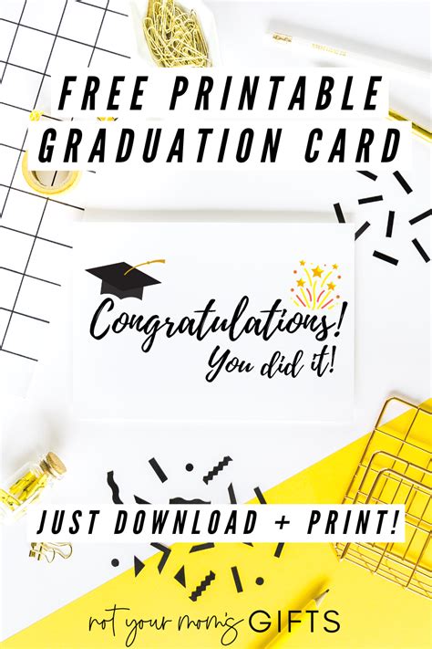 Free Printable Graduation Card