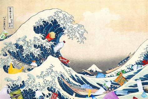 an image of a woman riding on the back of a boat in a large wave