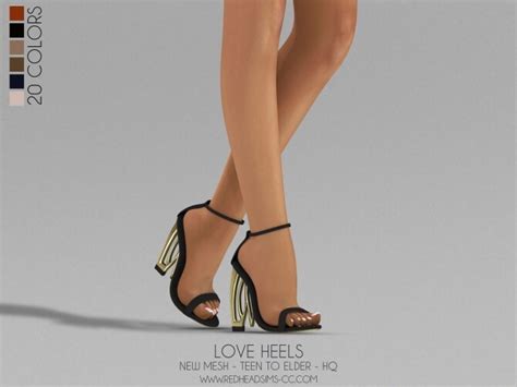 Lovely Heels At Redheadsims Sims 4 Updates