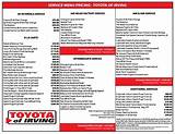 I 10 Toyota Service Coupons Pictures