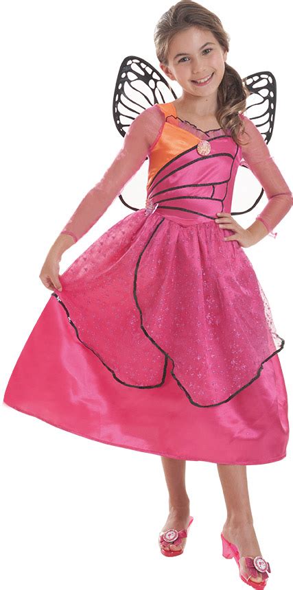 Costume Barbie Princesse Mariposa Bambina Costumi Bambinie Vestiti