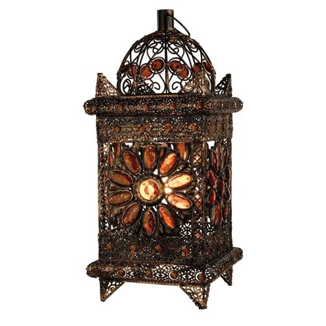 Crystorama, possini, adagio, george kovacs, kichler Moroccan Lantern Style Table Lamp