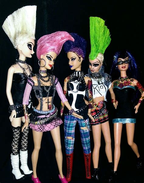 Punk Rockers 80s Punk Rocker Barbie Dolls Barbie And Ken