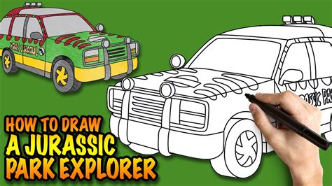 18 Jurassic Park Jeep Coloring Pages Printable Coloring Pages