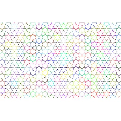 Abstract Stars Geometric Pattern Prismatic No Background Free Svg
