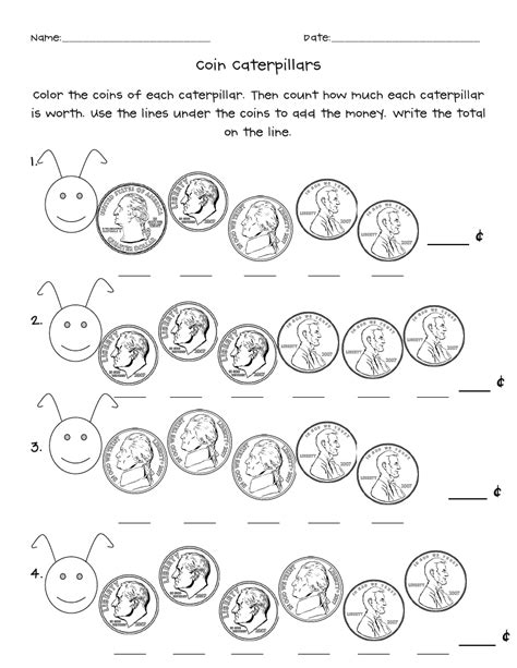 Money Counting Coins Worksheets Homefrom Your Homefrom Your Own Home