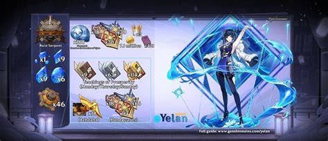 List Of Boss Materials And Talent Books To Farm For Yelan In Genshin Impact