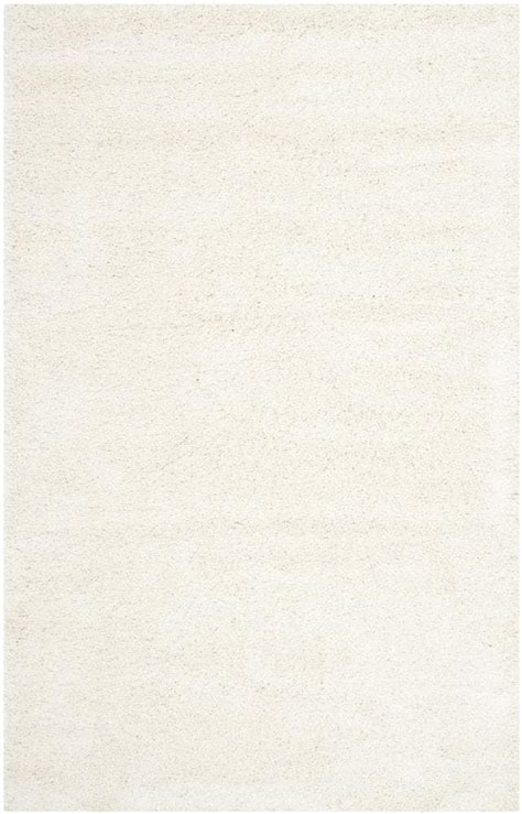 Safavieh Milan Shag 11 X 16 Ivory Indoor Solid Area Rug In Off White