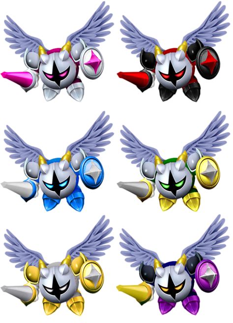 Galacta Knight Color Swaps By Shadowgarion On Deviantart