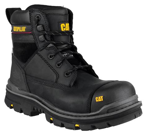 Cat Gravel Safety Boots Black The Safety Shack