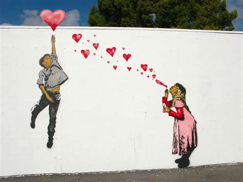 Happy Valentines Day Street Art Street Art Banksy Murals Street Art