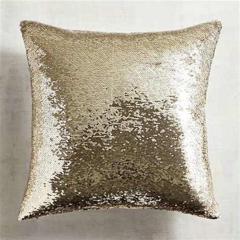 Gold And Ivory Sequined Mermaid Pillow Pier 1 Imports Mid Century