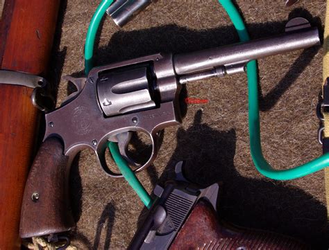 Revolver Smith And Wesson Caliber 45 M1917 Spojené Státy Americké