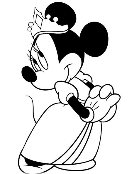 Free Minnie Mouse Coloring Pages