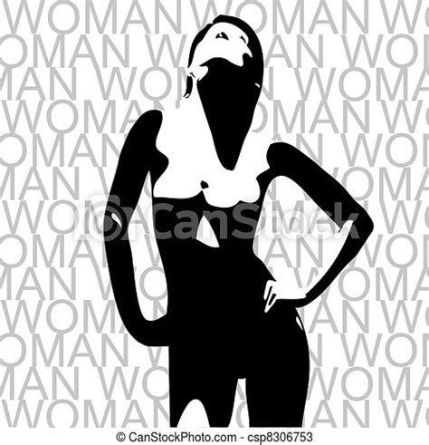 Vector Illustration Of Nude Woman Sketch Of A Nude Woman Csp My Xxx