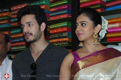 Picture 1197351 Akhil And Rakul Preet Singh Launches South India Shopping Mall Stills